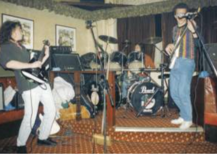 The Simon Cookson Band at full tilt in The Peel